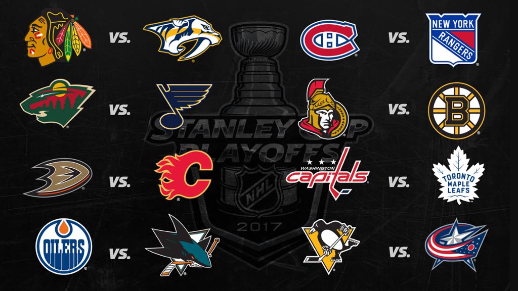 2017 NHL Playoff Schedule Starting 